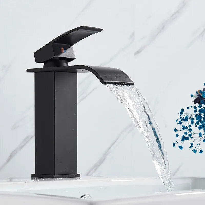 Chic waterfall feature for your sink