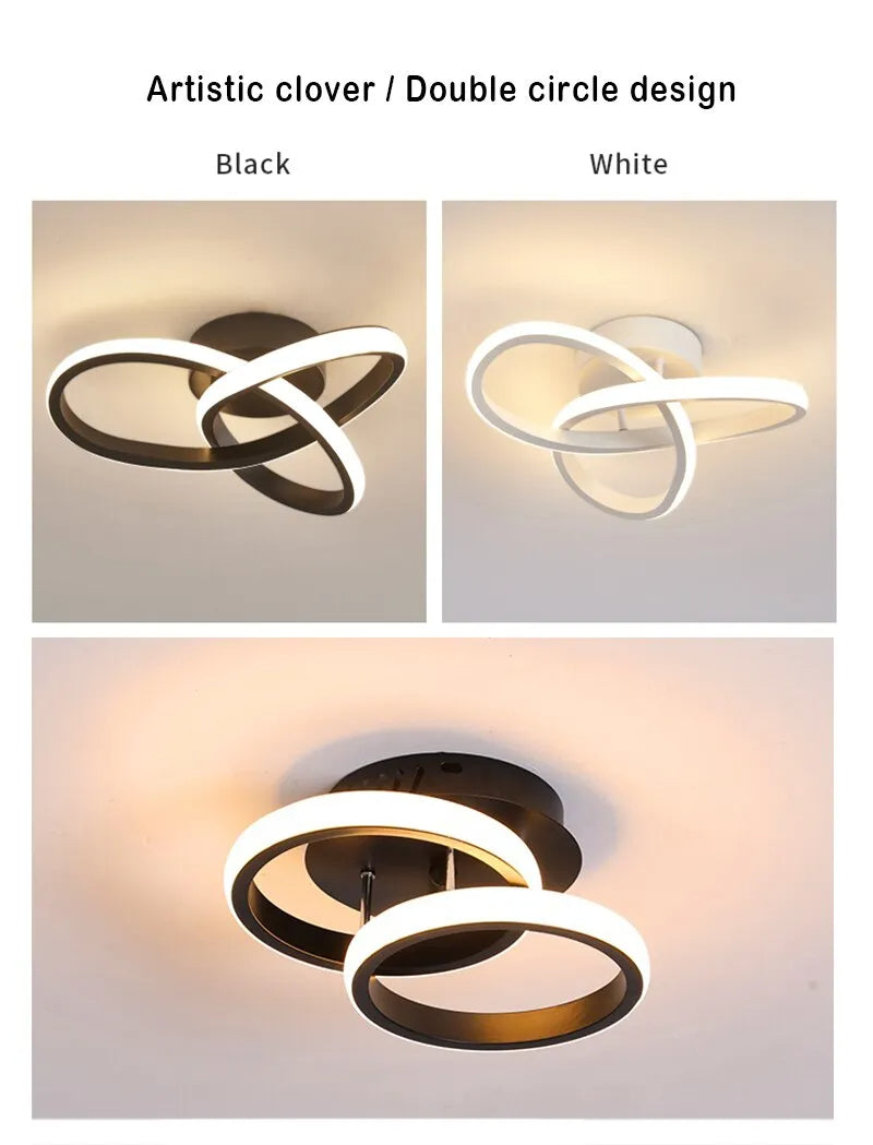 Add a touch of elegance and save energy with this LED chandelier ceiling lamp.