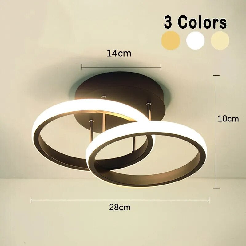 Contemporary LED ceiling lamp, both stylish and energy-saving