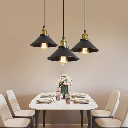 Rustic Industrial Pendant Light Set for Stylish Home Decor