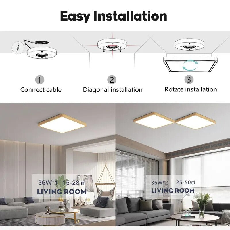 Smart Ceiling Light - Enhance your space with this modern and intelligent lighting solution