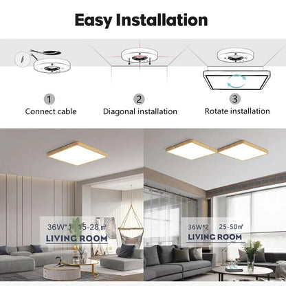 Smart Ceiling Light - Enhance your space with this modern and intelligent lighting solution